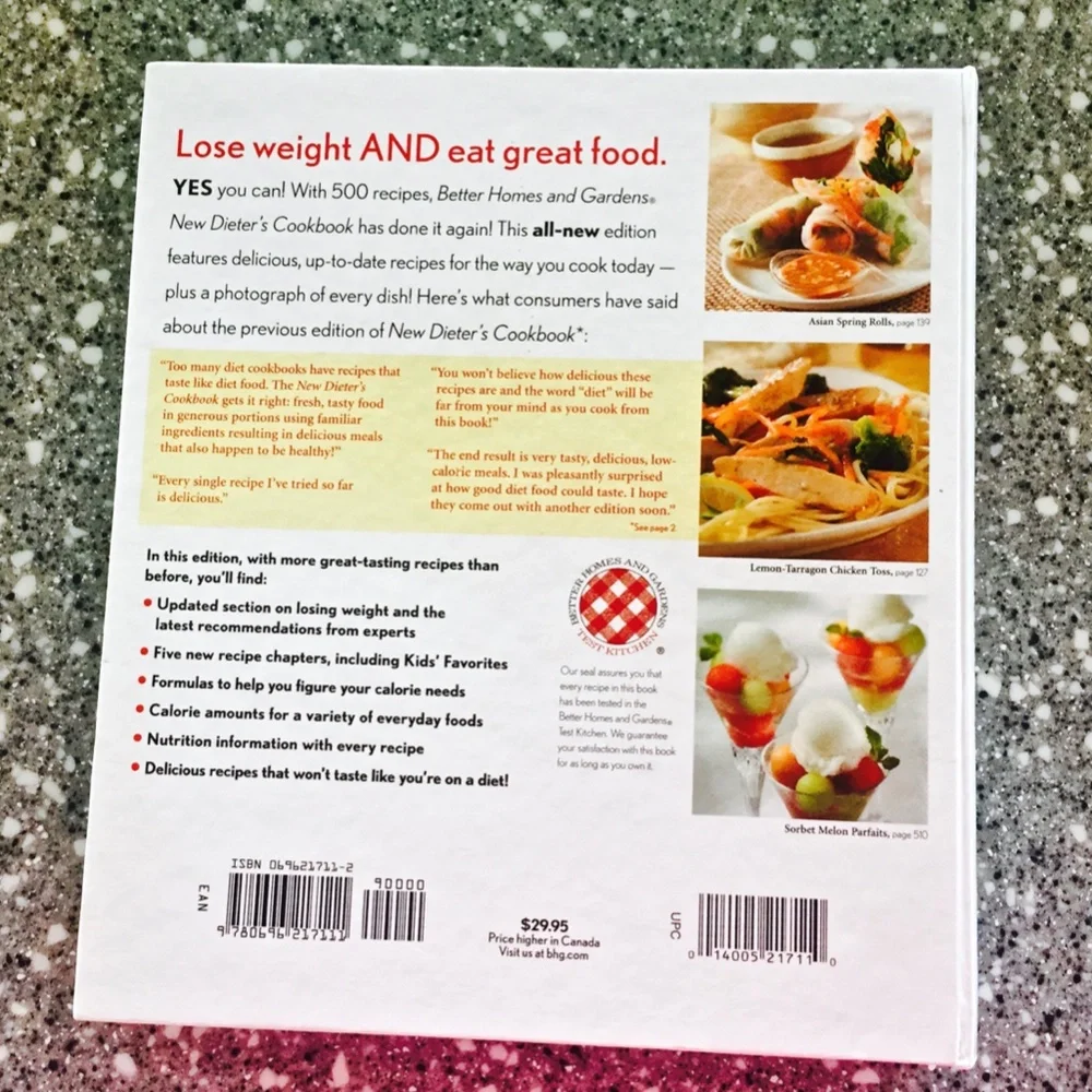 NEW DIETER'S COOKBOOK